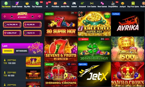 Slot Pesa Tanzania